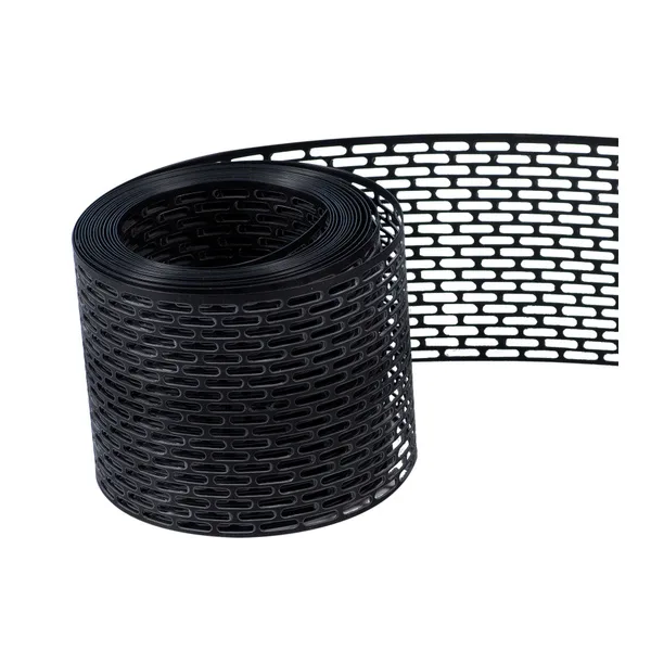 Лента вентиляционная карнизная черная 100*5000мм