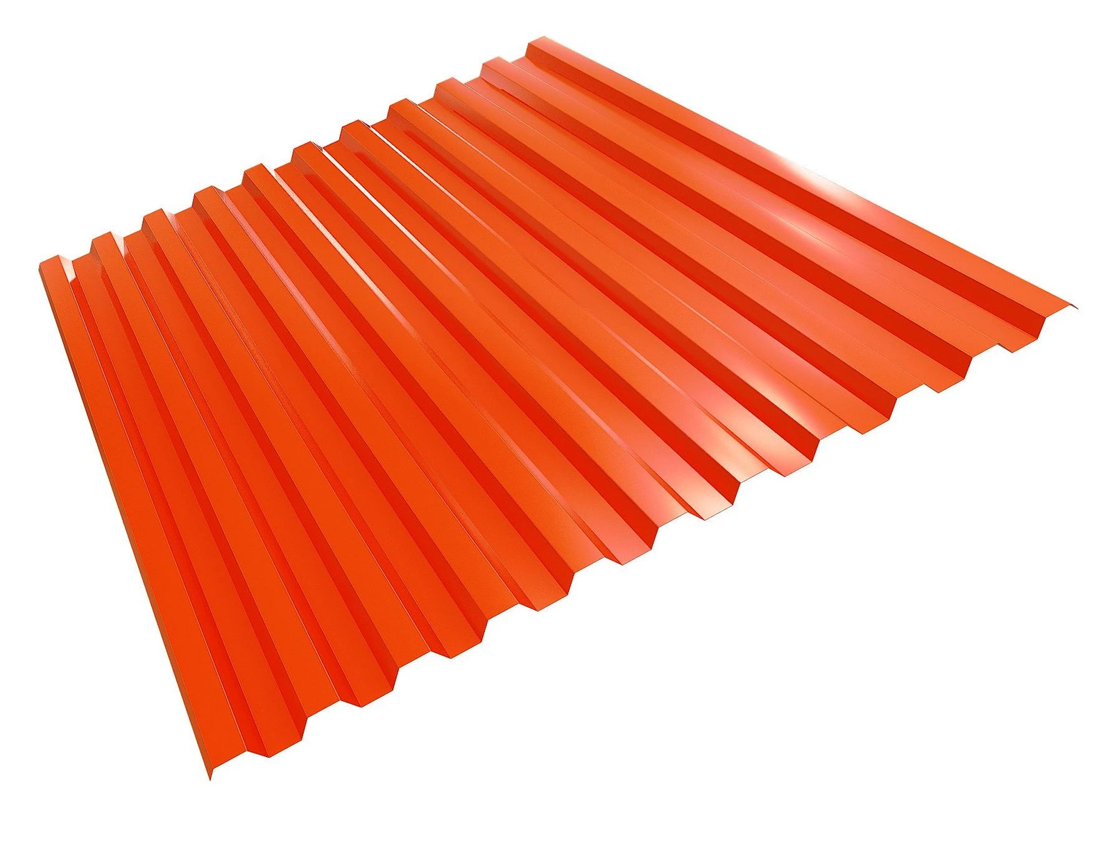 Профнастил НС-21 2004 оранжевый