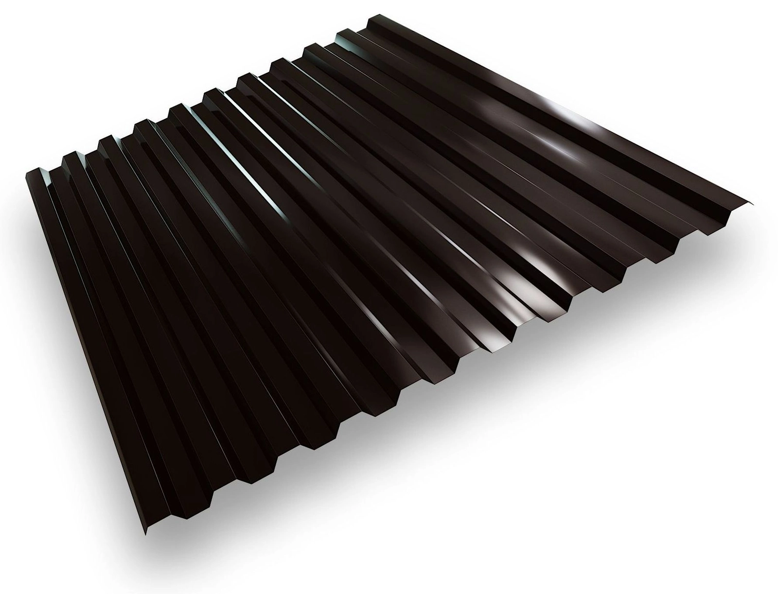 Профнастил НС-21 8017 шоколад