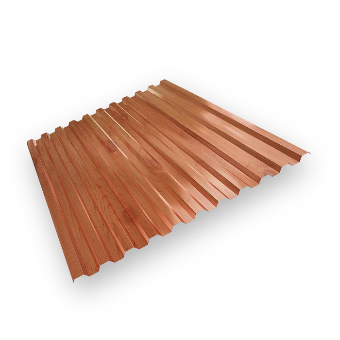 Профнастил НС-21 1050 золотой орех 3Д