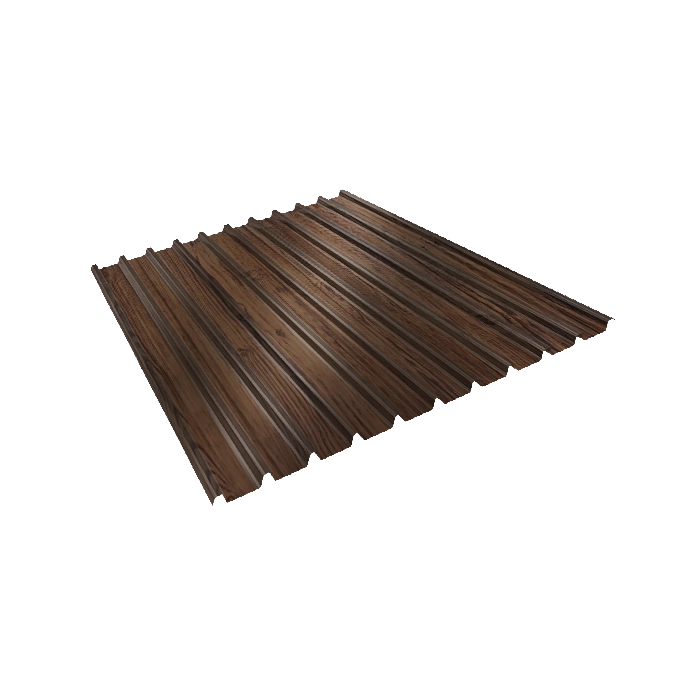 Профнастил С-18 античный дуб 3Д