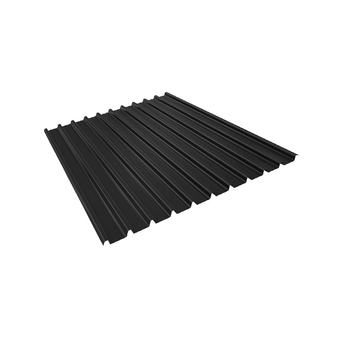 Профнастил С-18 9005 черный МАТ