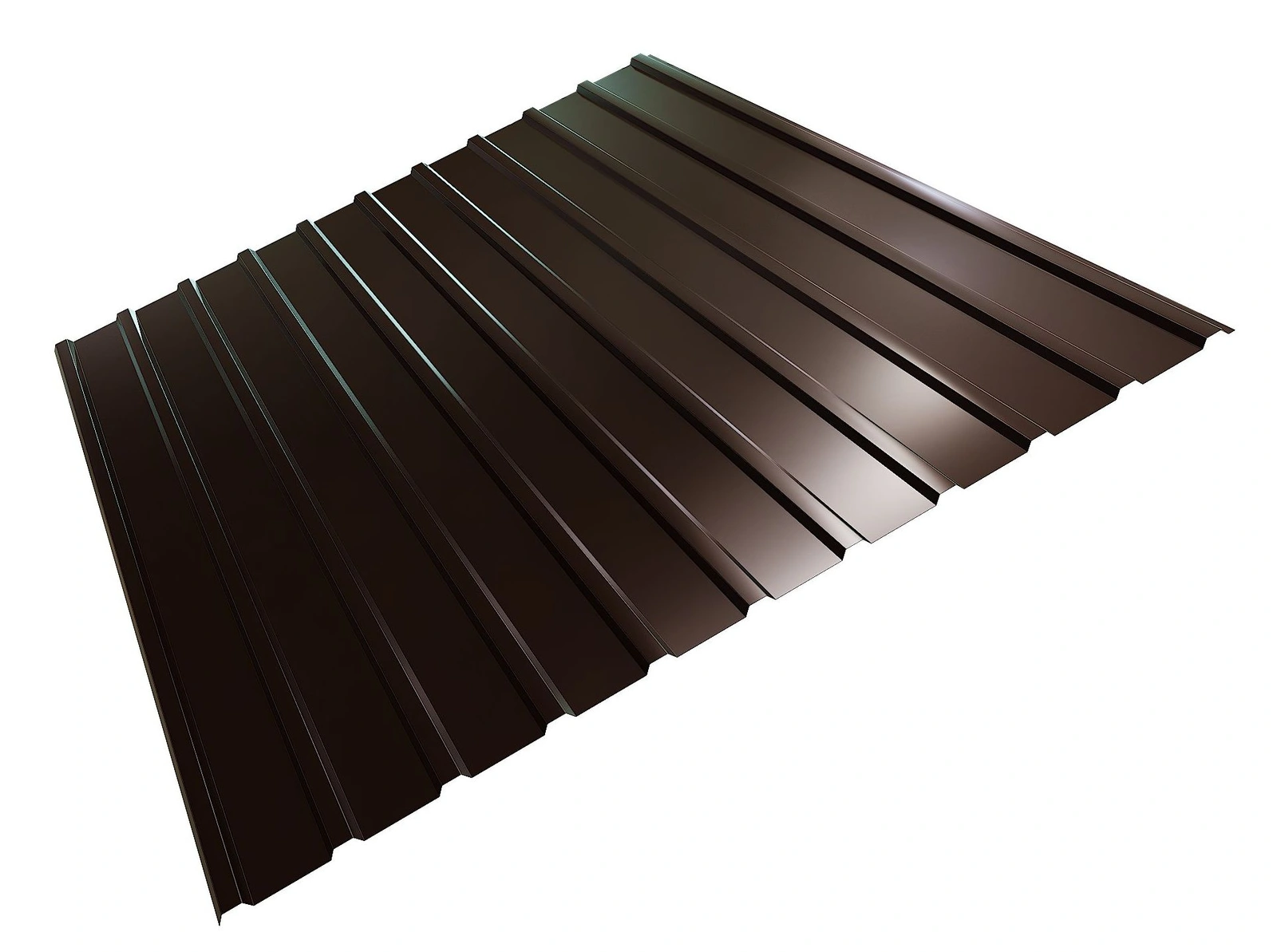 Профнастил С-10 8017 шоколад